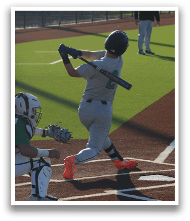 A baseball player is swinging a bat at a ball, while a catcher is positioned behind him. AI generated content