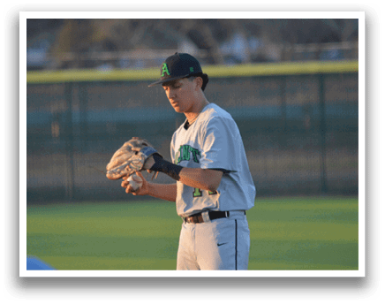 A baseball player in a grey uniform holding a catcher's mitt. AI generated content