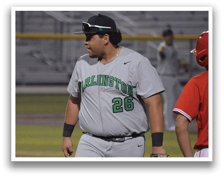 Two baseball players, one wearing a gray uniform with the number 26, walk on the field. AI generated content