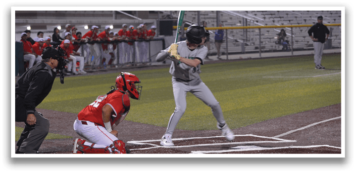 A baseball player is swinging a bat at a ball during a game. AI generated content