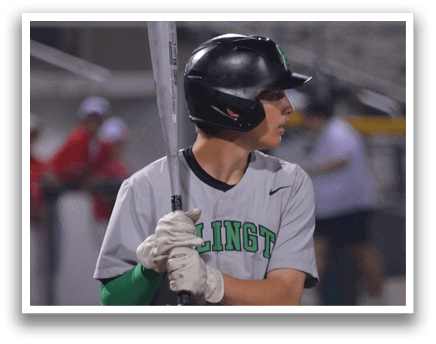 A baseball player holding a bat, wearing a helmet and a grey shirt. AI generated content