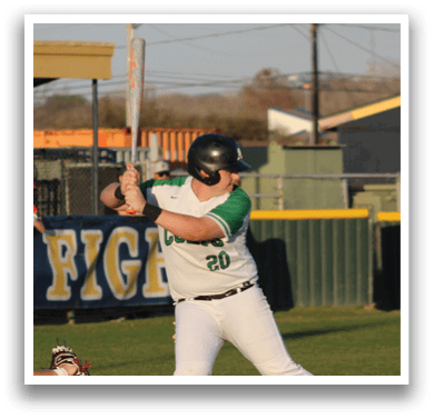 A baseball player is swinging a bat at a ball during a game. AI generated content