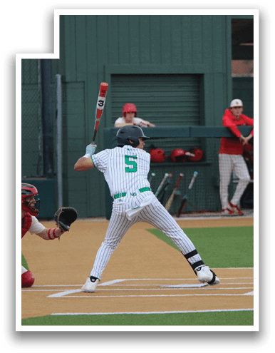A baseball player is swinging a bat at a ball. AI generated content