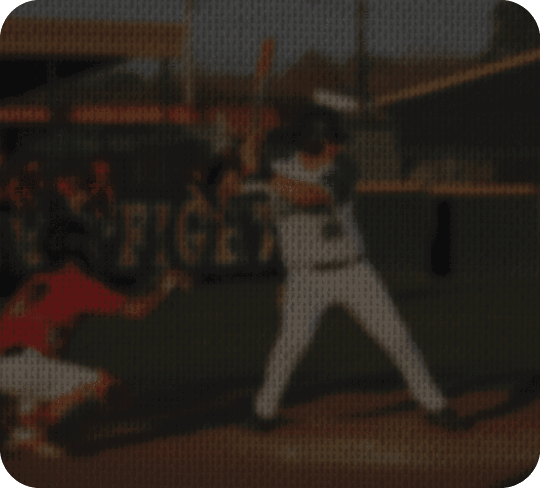 A baseball player is swinging a bat, attempting to hit a ball. AI generated content