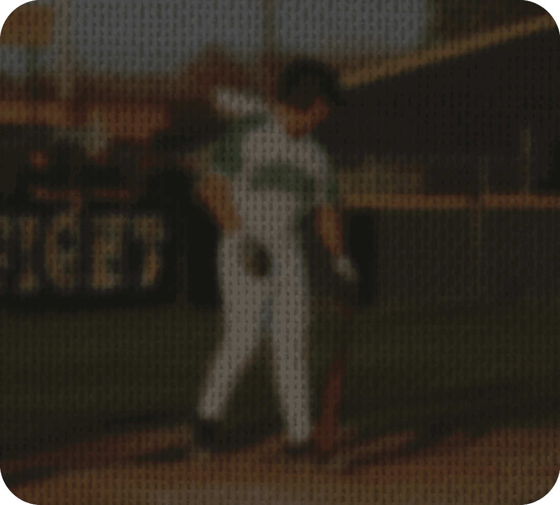 A baseball player is standing at home plate, holding a bat and getting ready to swing. AI generated content