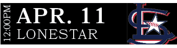 LONESTAR,APR. 11,12:00P