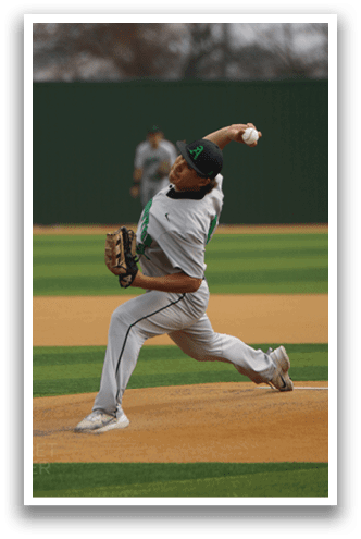 A baseball player is throwing a ball on a field. AI generated content