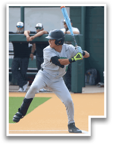 A baseball player is swinging a bat at a ball. AI generated content