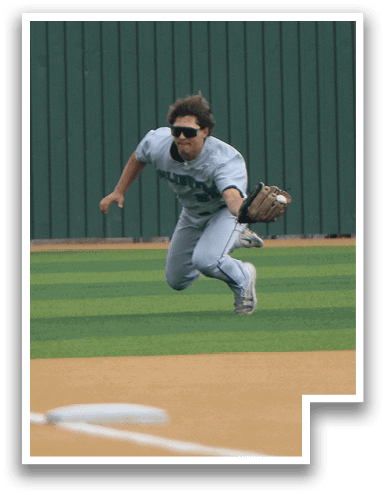 A baseball player is sliding into a base while another player is waiting to catch the ball. AI generated content