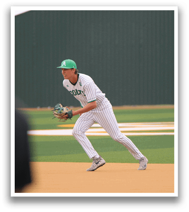 A baseball player in a white uniform is running towards a base, holding a baseball glove. AI generated content