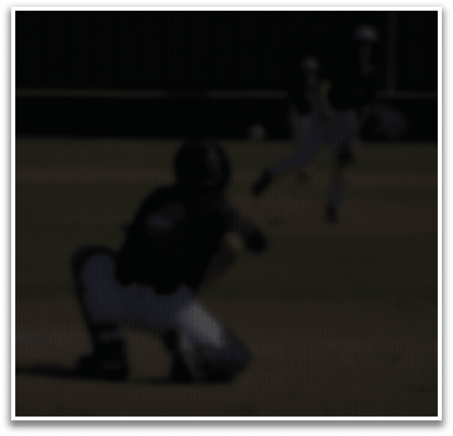 A baseball player is in the catcher's position, ready to catch the ball. AI generated content