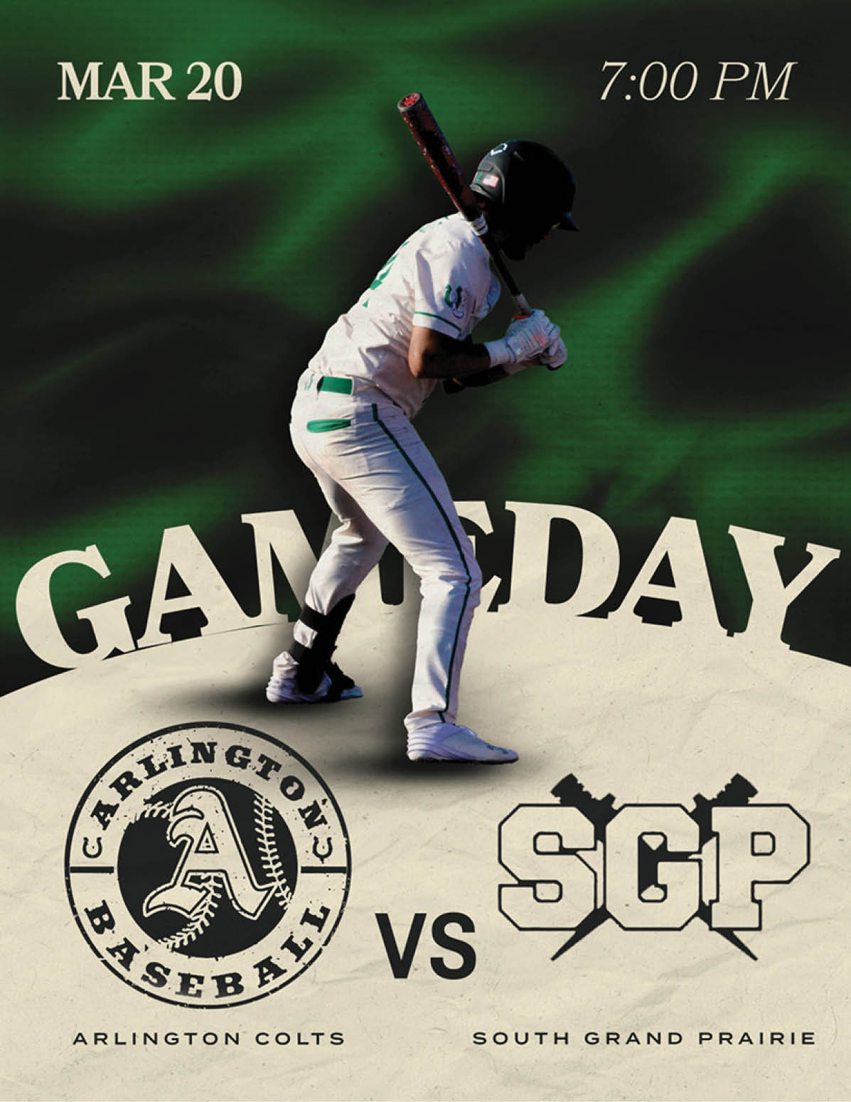 Baseball player in white uniform swinging bat. AI generated content