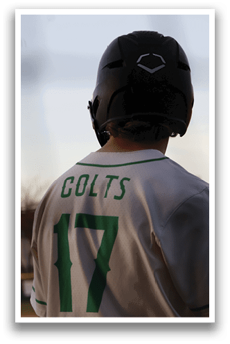 A baseball player wearing a green and white jersey with the number 11 on the back. AI generated content