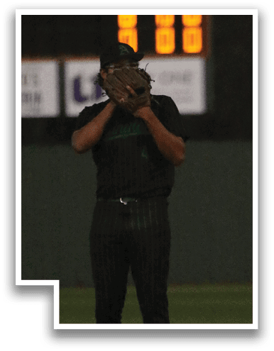 A baseball player is standing on the pitcher's mound, holding a baseball glove. AI generated content