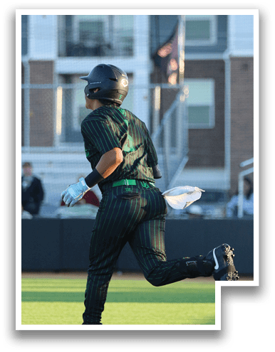 A baseball player running on the field. AI generated content