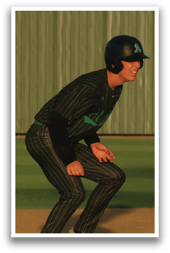 A baseball player is running on the field. AI generated content