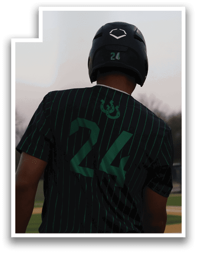 A person wearing a green and black shirt with the number 27 on it. AI generated content