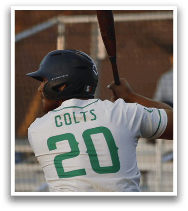 A baseball player in a white jersey with the number 20 on it is swinging a bat. AI generated content