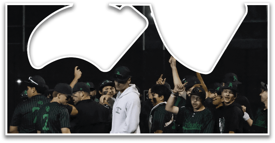 A group of people wearing green and black uniforms are standing together on a field. AI generated content