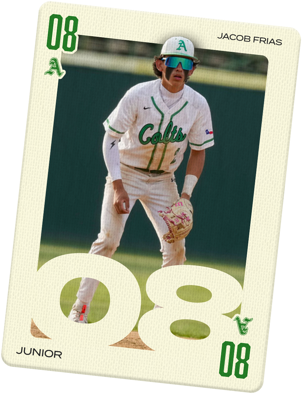 A black and white card with the number 22 on it. AI generated content