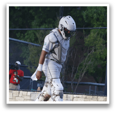 A baseball player is running to first base. Description generated by AI