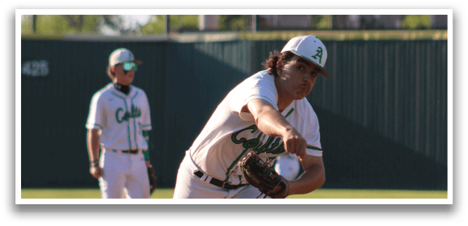 A baseball player in a white uniform is pitching a ball. Description generated by AI