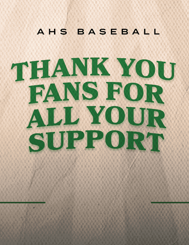 A sign that says “Thank Fans for All Your Support" on a baseball field. AI generated content
