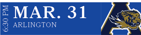 ARLINGTON,MAR. 31,6:30 P
