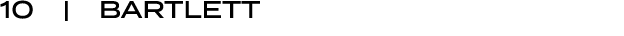 10 | BARtLETT