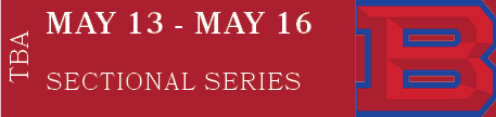 SECTIONAL SERIES,MAY 13 MAY 16,TB
