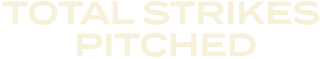 TOTAL STRIKES PITCHED
