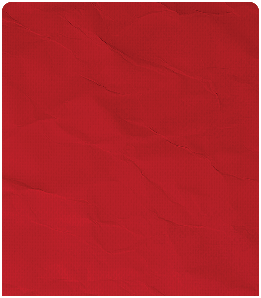 A red piece of cloth with wrinkles and folds. AI generated content