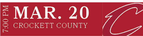 CROCKETT COUNTY,MAR. 20,7:00 P