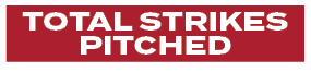 TOTAL STRIKES PITCHED