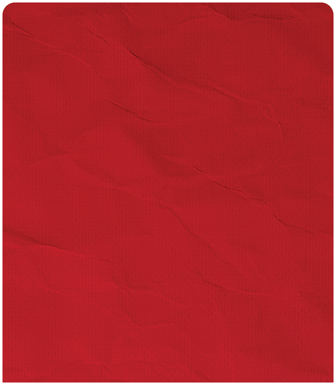 A red piece of cloth with wrinkles and folds. AI generated content