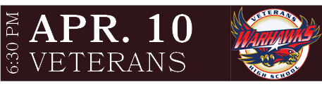 VETERANS,APR. 10,6:30 P