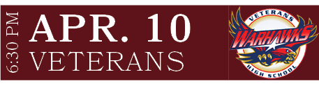 VETERANS,APR. 10,6:30 P