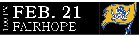 FAIRHOPE,FEB. 21,1:00 P