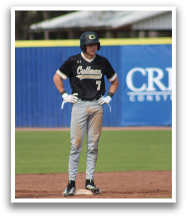 A baseball player is standing on the field wearing a black shirt and white gloves. AI generated content
