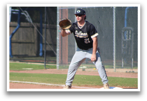 A baseball player in a black and white uniform is standing on the field, holding a baseball glove and preparing to catch a ball. AI generated content