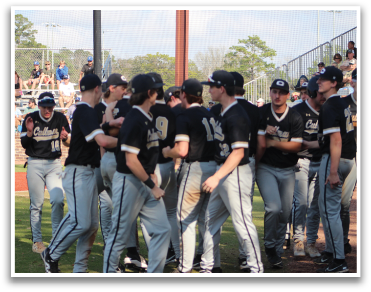 A group of baseball players hugging each other on the field. AI generated content