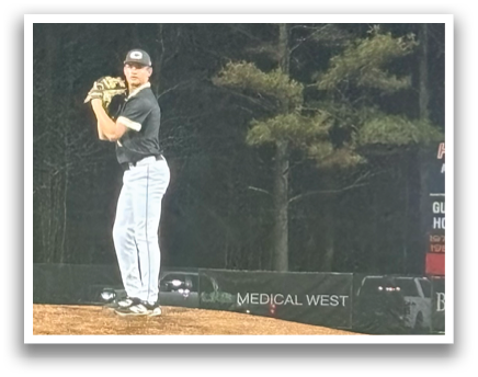 A baseball player is standing on a mound, holding a baseball glove. AI generated content