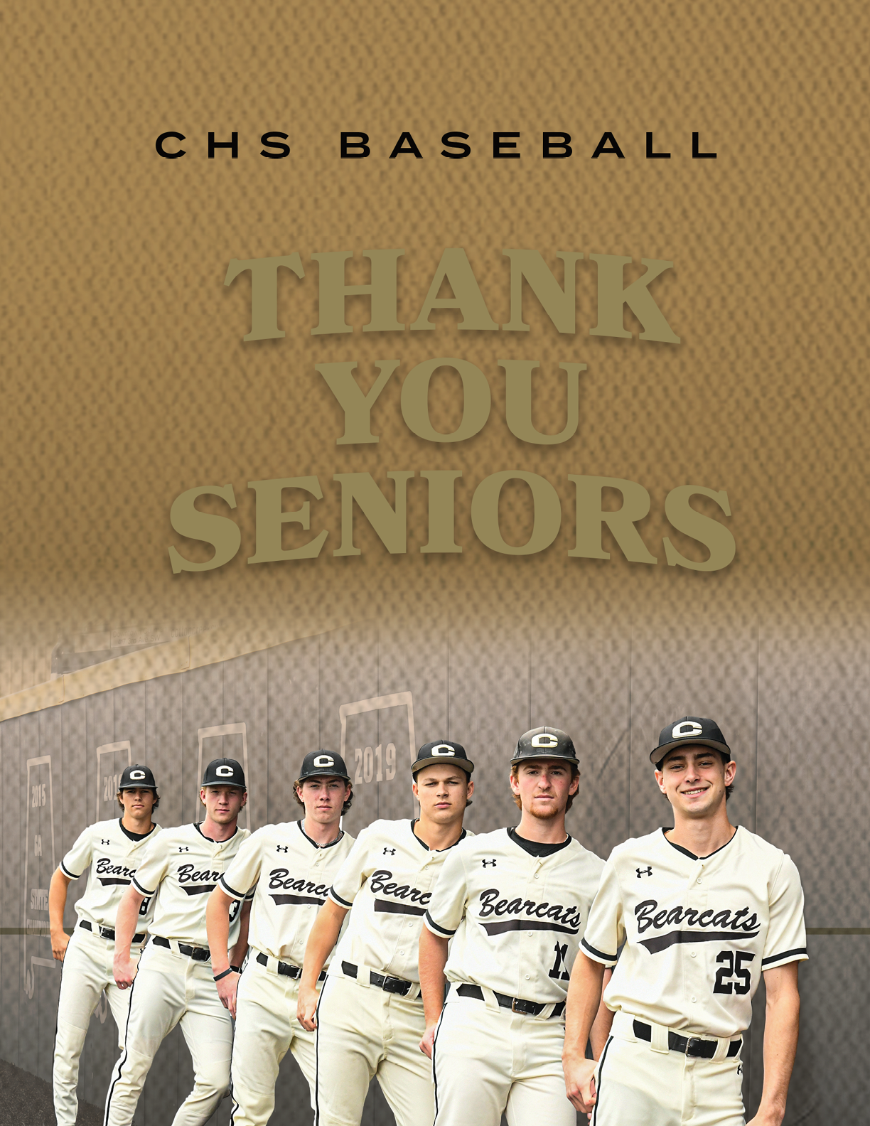 Baseball players in uniforms. Description generated by AI