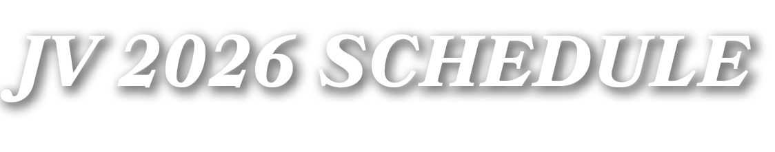 JV 2026 SCHEDULE