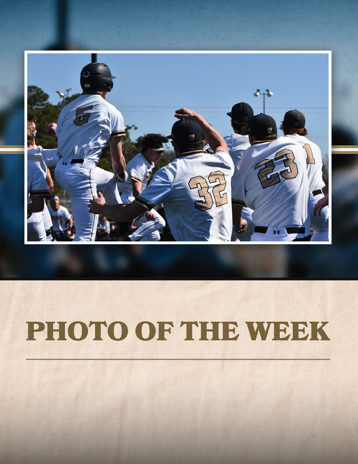 A group of baseball players celebrating a win. AI generated content