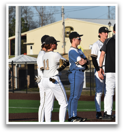 A group of baseball players wearing white uniforms are standing on a field. AI generated content
