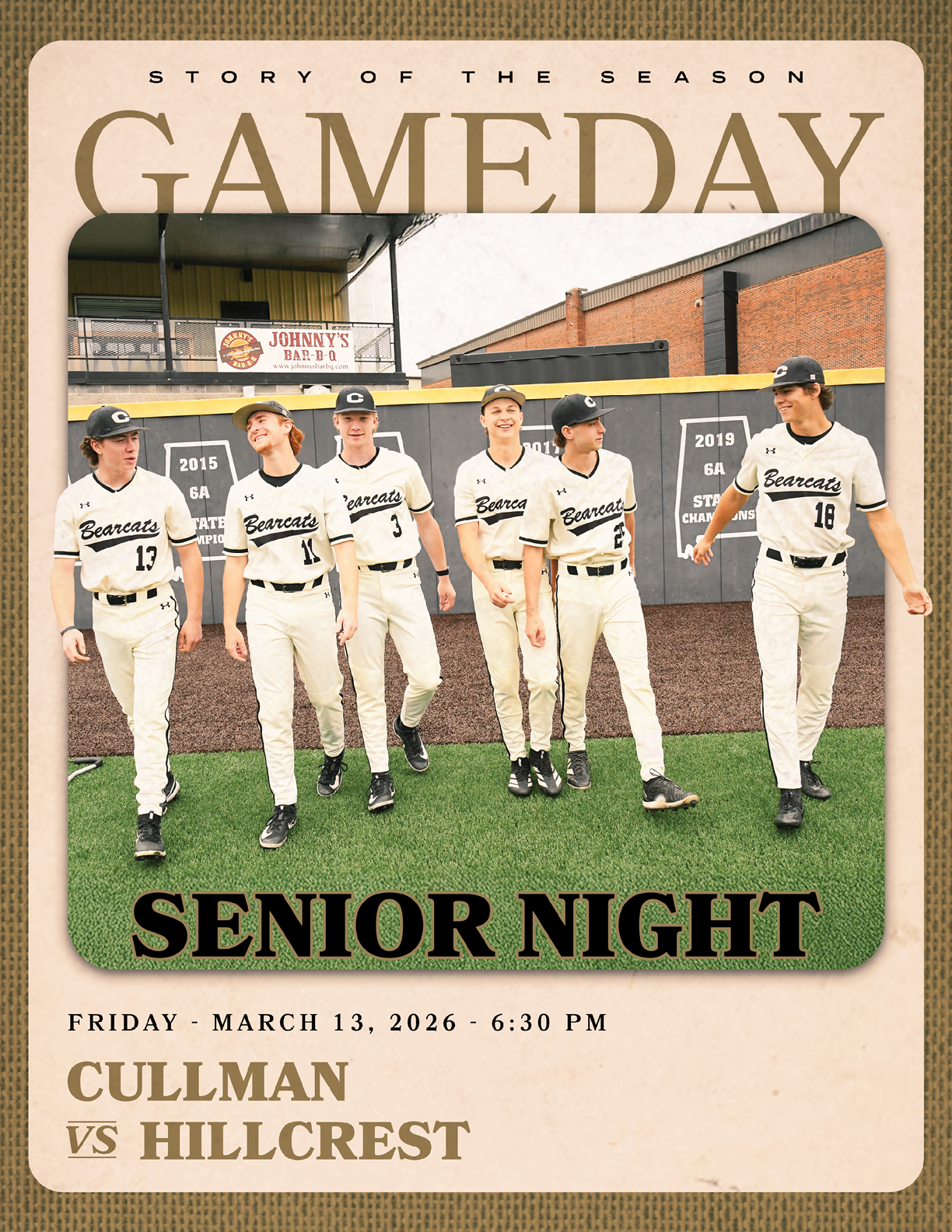 A group of baseball players pose for a photo on the field. AI generated content