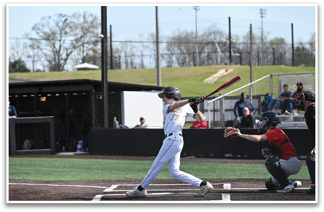 A baseball player is swinging a bat, attempting to hit a ball. AI generated content