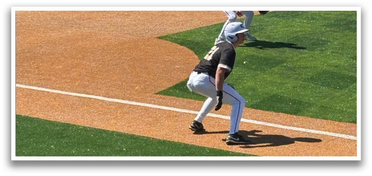 Two baseball players are playing on a field. AI generated content