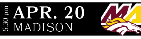 MADISON,APR. 20,5:30 p